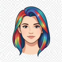Country Flag Color Hair