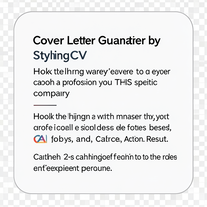 Cover Letter Generator by StylingCV