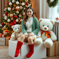 Cozy Christmas Portrait