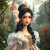 realistic princess image icon