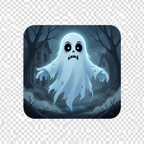 Create a scary ghost