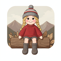 create hadmade doll idea gener like this