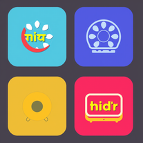 create hindi tv shows icons channels on  english