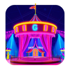 Create neon circus idea gen photos icon