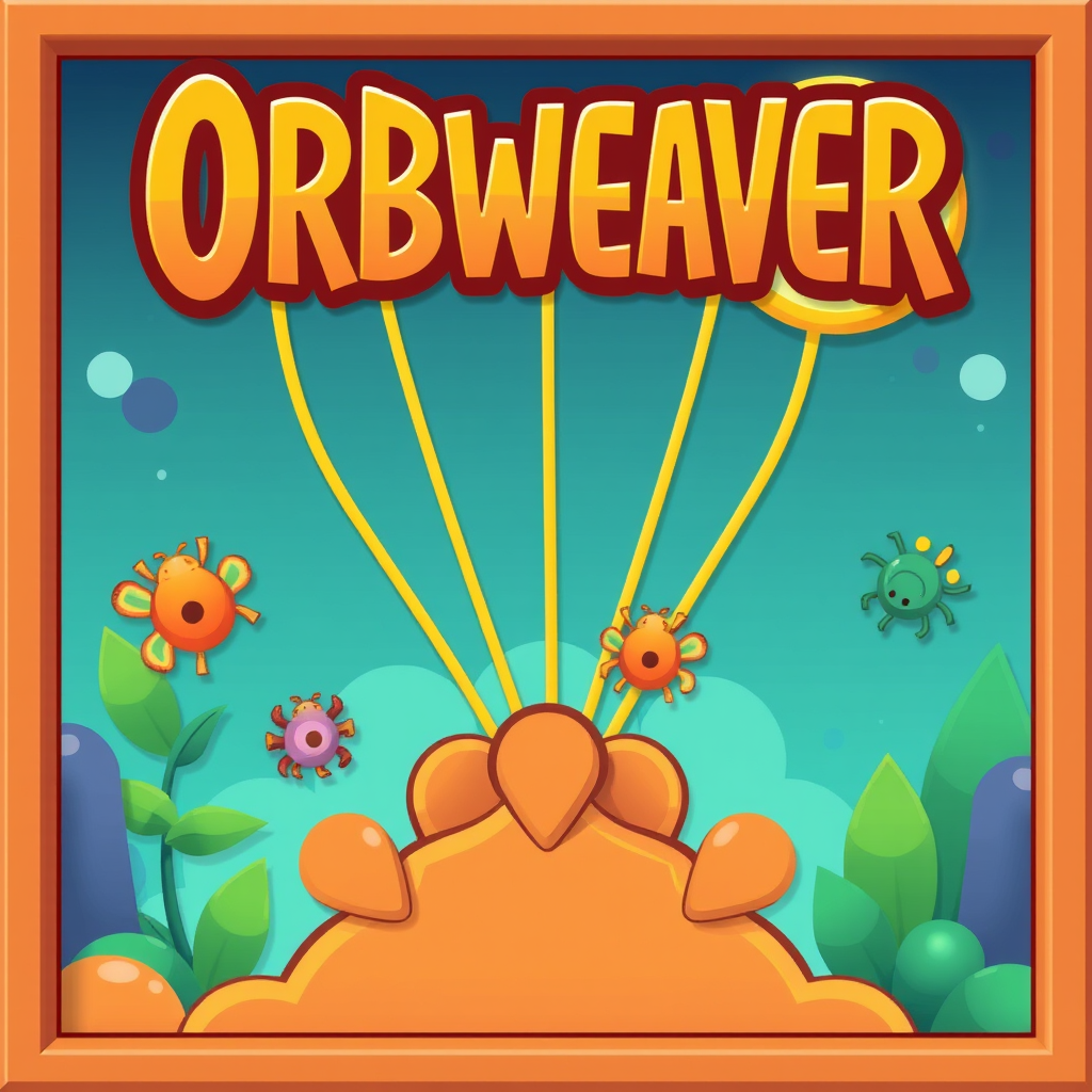 create new board themes for this game Orbweaver Mechanic: A ball rolls along elastic “web” threads you can tighten, loosen, or pluck to redirect it. Goal: Catch bonus bugs (tokens) as the orb passes them. Vibe: Pinball meets harp puzzle. create