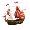 create pirate ship model idea gen icon