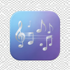 Create some music ghost notes icon