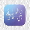 Create some music ghost notes icon
