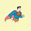 create superman coloring book icon