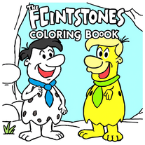 create the flintstones 1960 coloring book