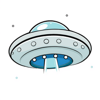 create ufo saucer coloring book