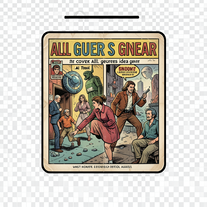 create vintage comic cover all genres idea gener