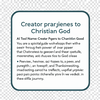 Creator prayers to Christian God icon