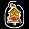 Crismas house stickers 6 icon