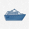 cruise ship idea gener icon