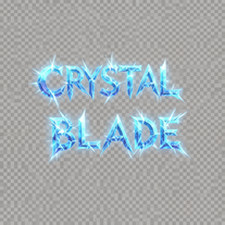 Crystal Energy Blade letter text