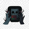 Cursed scary phone to keep stranger from your phone icon