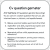 Cv question gernater icon