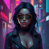 Cyberpunk Female Character Generator