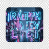 Cyberpunk Rain City letter text icon