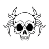 dark coloring pages icon