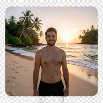 Dawn Arrival on Untouched Shores