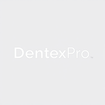 DentexPro Logo with Dent Shape black and white line after text