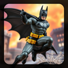 Diecast batman toy figure icon