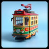 diecast bulgaria tram model toy icon