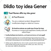 dildo toy idea gener