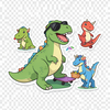 dinosaur sticker idea gener icon