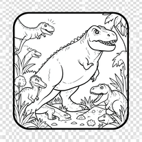 dinosaurus coloring book idea gener