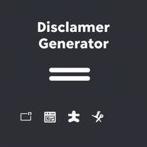 Disclamer Generator