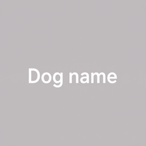 Dog name
