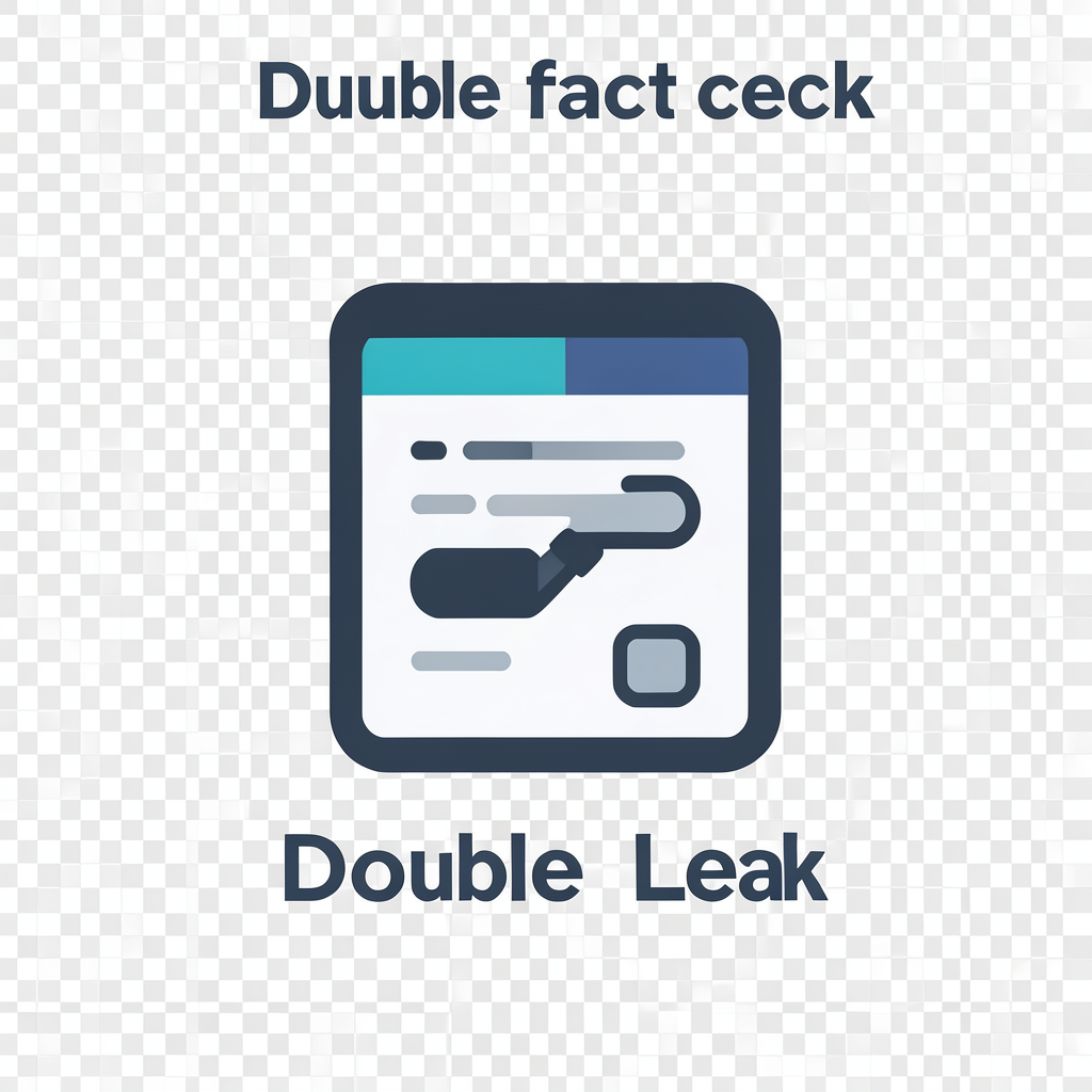 Double fact check