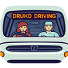 Different drunk driving senerios icon