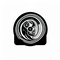 Duotone B&W Vector generator icon