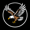 Eagle tshirt design icon
