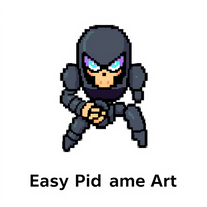 Easy Pixal Game Art