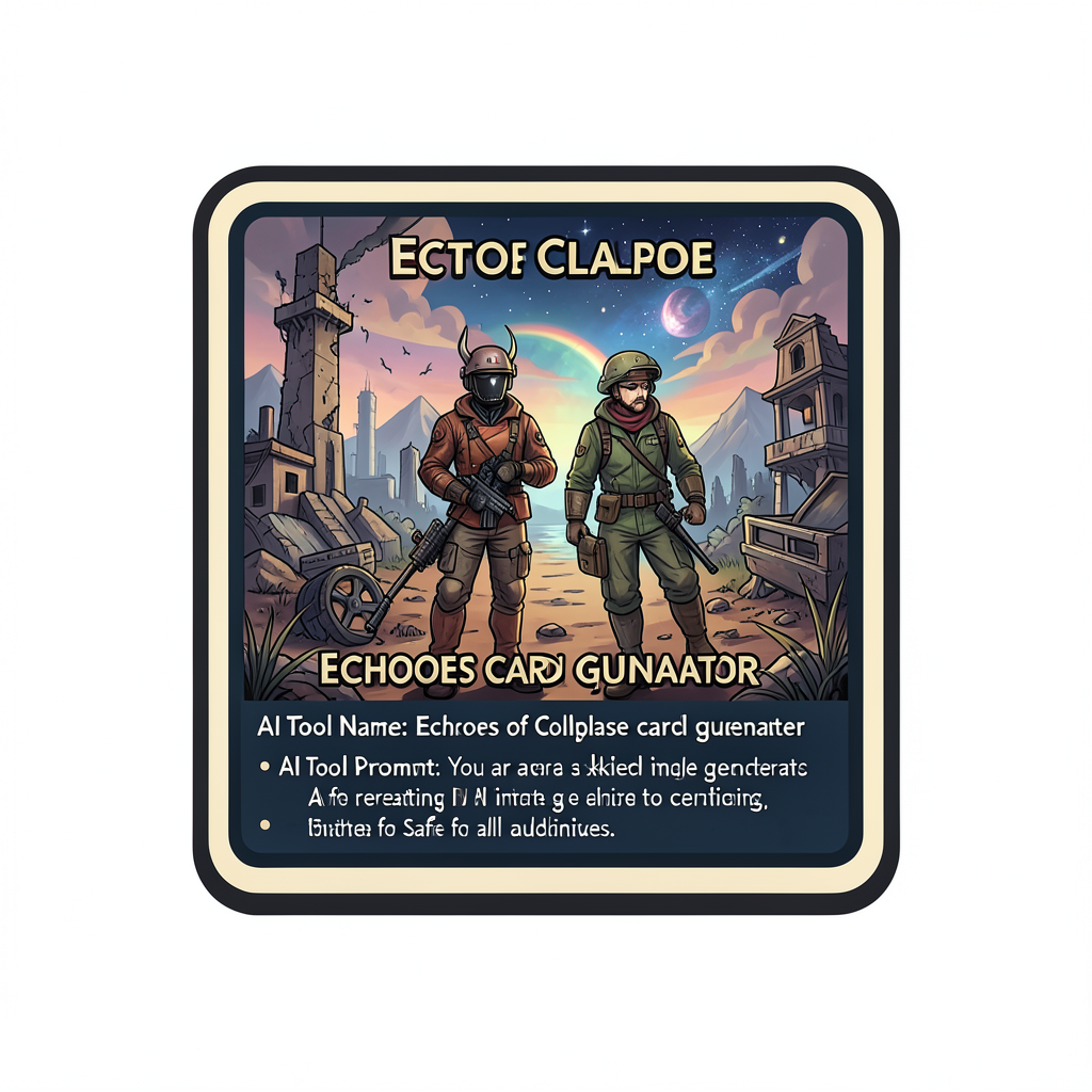 Echoes of Collapse card generator