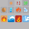 Elemental alphabets icon