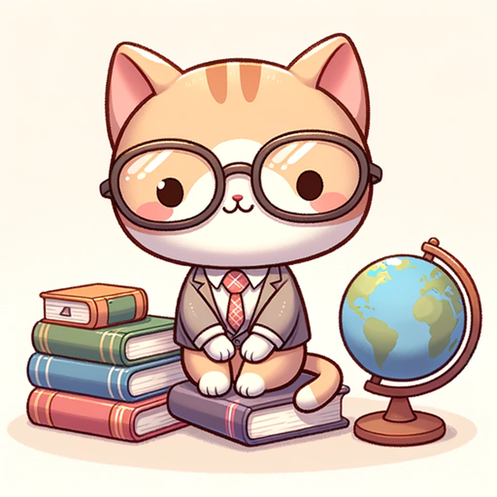 English Teacher Cat icon