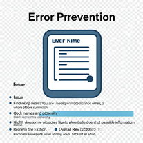 Error Prevention