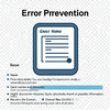 Error Prevention icon