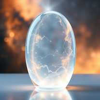 Ethereal Glass Sculpture