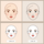Face shape recognition icon