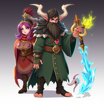 Fantasy characters generator