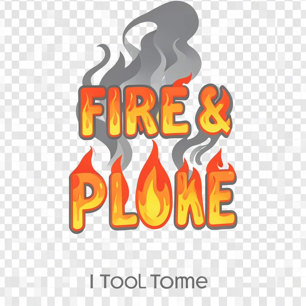 Fire & Smoke Plume letter text