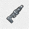 fiuturistic weapon idea gener icon