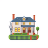 Fix and flip houses icon
